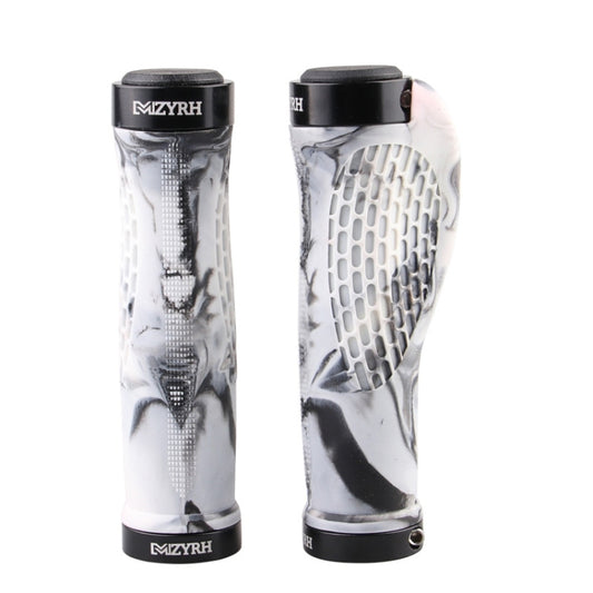 MZYRH 1pair Mountain Bike Bicycle Handlebar Grips Protective Covers(Black and White) - free shipping - PMC Jewellery - Order now!