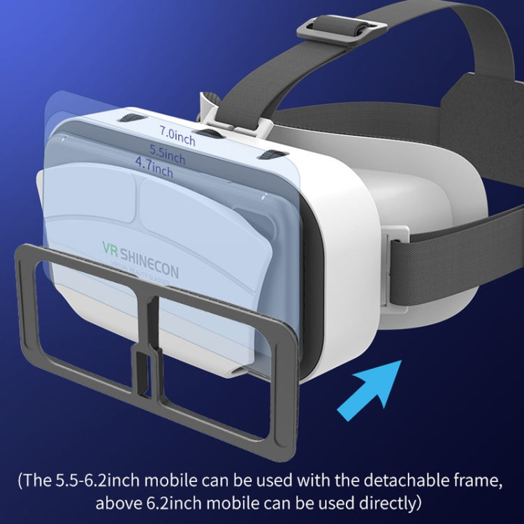 VRSHINECON G12 VR Glasses 3D Movie All In One Game Machine Immersive Virtual Reality Glasses(White) - VR Headset by VRSHINECON | Online Shopping South Africa | PMC Jewellery | Buy Now Pay Later Mobicred