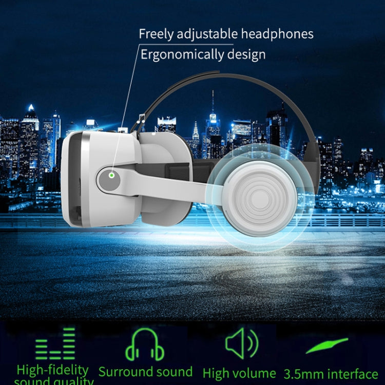 VRSHINECON G15E All In One Phone Special Headset Wearing 3D Glasses VR Game Console(White) - free shipping - PMC Jewellery - Order now!
