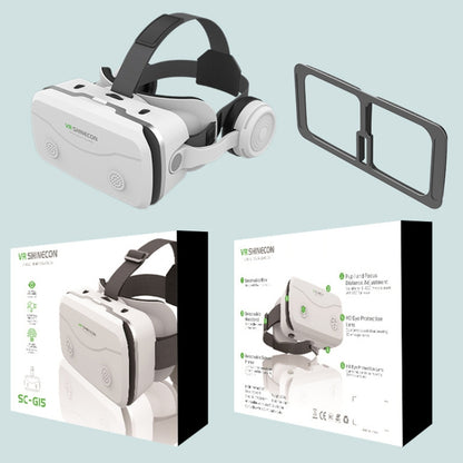 VRSHINECON G15E All In One Phone Special Headset Wearing 3D Glasses VR Game Console(Black) - free shipping - PMC Jewellery - Order now!
