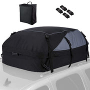 600D Oxford Cloth Car Luggage Bag Outdoor SUV Foldable Roof Bag, Size: S: 105 �� 90 �� 45cm(Black+Gray)