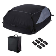 600D Oxford Cloth Car Luggage Bag Outdoor SUV Foldable Roof Bag, Size: L: 160 x 110 x 45cm(Black+Gray)