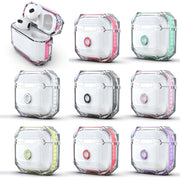 For AirPods 3 RJT-AP-03 Transparent Anti-fall Bluetooth Earphone Protective Sleeve(White)