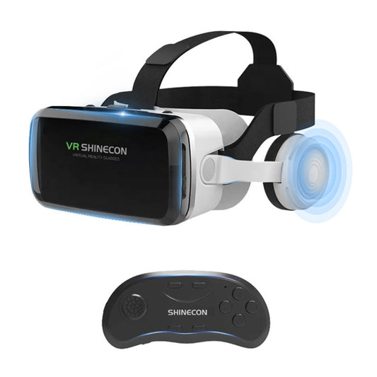 VRSHINECON G04BS+B01 Handle 3D Virtual Reality Helmet VR Glasses With Bluetooth Headset - free shipping - PMC Jewellery - Order now!