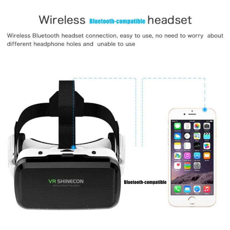 VRSHINECON G04BS+B01 Handle 3D Virtual Reality Helmet VR Glasses With Bluetooth Headset - free shipping - PMC Jewellery - Order now!