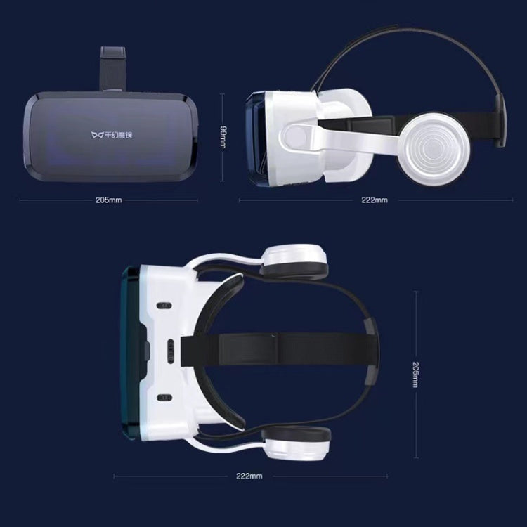 VRSHINECON G04BS+B03 Handle 3D Virtual Reality Helmet VR Glasses With Bluetooth Headset - free shipping - PMC Jewellery - Order now!