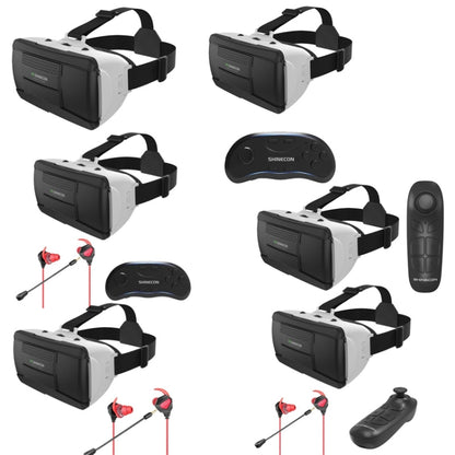 VRSHINECON G06B+B03 Handle VR Glasses Phone 3D Virtual Reality Game Helmet Head Wearing Digital Glasses - free shipping - PMC Jewellery - Order now!