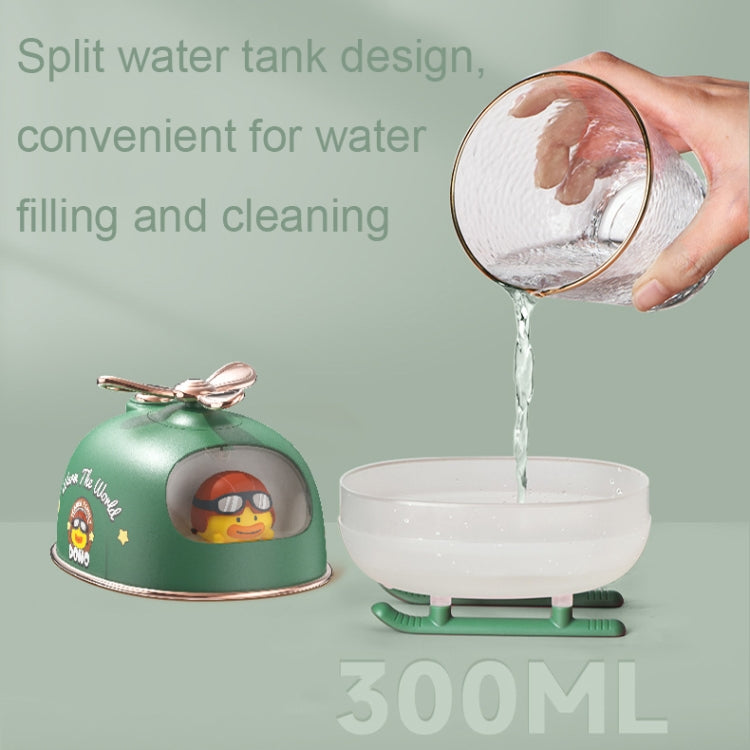 ICARER FAMILY IFJSQ07 Cartoon Nano Spray Atmosphere Night Light Humidifier, Spec: Charging (Green) - free shipping - PMC TechLife - Order now!