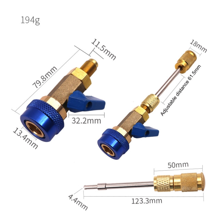 Automobile Air Conditioning Pipe Valve Core Disassembly Tool(Low Pressure)