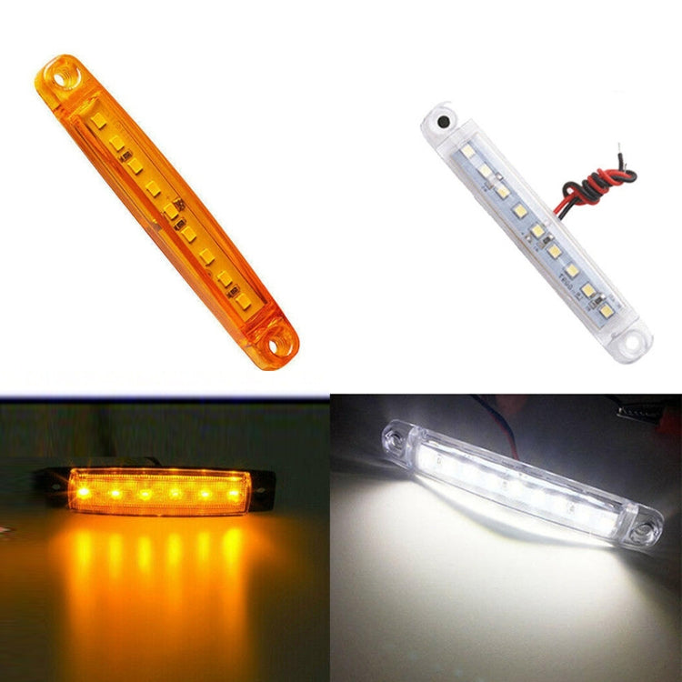 MK-224 10pcs 12-24V Truck Trailer 9LED Side Light Tail Lamp Signal Light(Red) - Warning Lights by PMC TechLife | Online Shopping South Africa | PMC TechLife | Buy Now Pay Later Mobicred