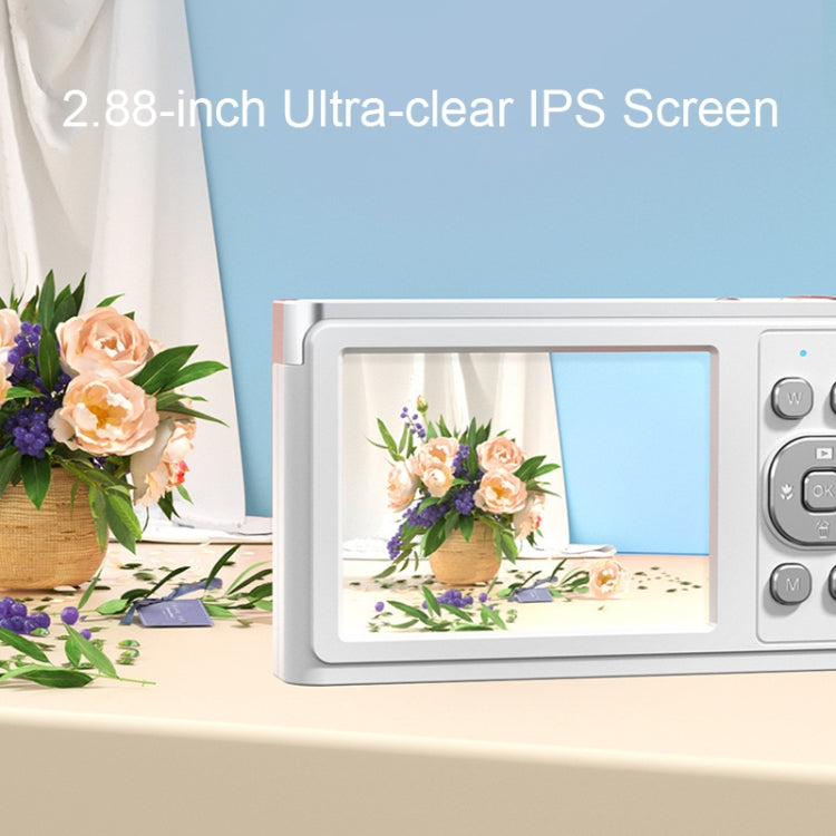 C13 2.88 inch 4K 8X Optical Zoom Telescopic Lens HD Digital Camera, Spec: White - Children Cameras by PMC TechLife | Online Shopping South Africa | PMC TechLife | Buy Now Pay Later Mobicred