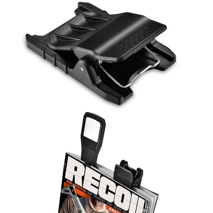 Portable Book Clip Light Four-Gear Adjustable Charging Eye Protection Lamp(Black) - Desk Lamps by PMc TechLife | Online Shopping South Africa | PMc TechLife | Buy Now Pay Later Mobicred