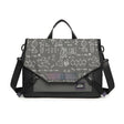LUCKYBAT Laptop Bag Airbag Anti-drop Crossbody Handbag, Size: S 13.3-16 Inch(Black Gray Equation) - 15 inch by PMC TechLife | Online Shopping South Africa | PMC TechLife | Buy Now Pay Later Mobicred