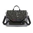 LUCKYBAT Laptop Bag Airbag Anti-drop Crossbody Handbag, Size: S 13.3-16 Inch(Gray Black Equation) - 15 inch by PMC TechLife | Online Shopping South Africa | PMC TechLife | Buy Now Pay Later Mobicred