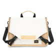 LUCKYBAT Laptop Bag Airbag Anti-drop Crossbody Handbag, Size: S 13.3-16 Inch(Khaki White) - 15 inch by PMC TechLife | Online Shopping South Africa | PMC TechLife | Buy Now Pay Later Mobicred