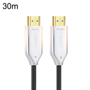 2.0 Version HDMI Fiber Optical Line 4K Ultra High Clear Line Monitor Connecting Cable, Length: 30m(White)