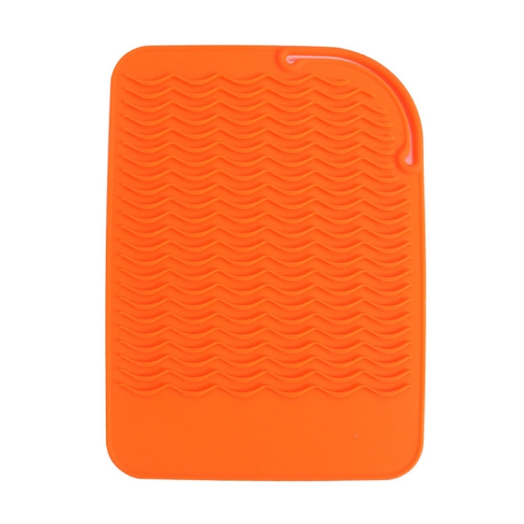 Curl Rod Insulation Sleeve Straight Hair Silicone Heat Insulation Pad(Orange) - free shipping - PMC TechLife - Order now!