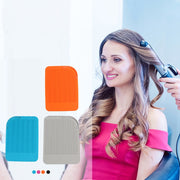 Curl Rod Insulation Sleeve Straight Hair Silicone Heat Insulation Pad(Orange)
