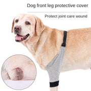 Pet Knee Pads Breathable Dog Elbow Brace Front Leg Brace, Size: XXL(Gray Black)