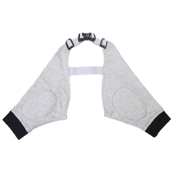 Pet Knee Pads Breathable Dog Elbow Brace Front Leg Brace, Size: XXL(Gray Black)