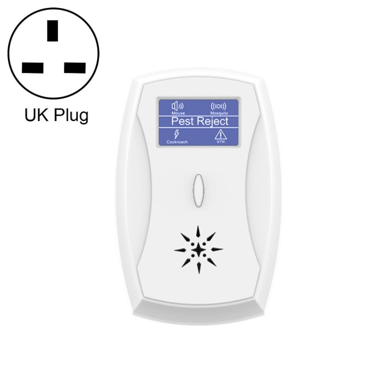 Household Mute Low Power Ultrasonic Insect Repeller, Specification: UK Plug(White) - Repellents by PMC TechLife | Online Shopping South Africa | PMC TechLife | Buy Now Pay Later Mobicred