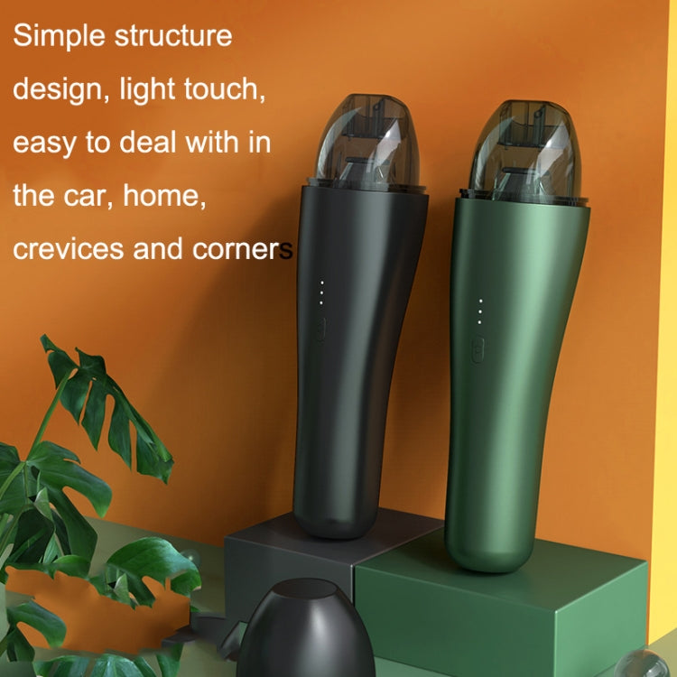 P02 Vehicles / Household High Power Large Suction Portable Wireless Handheld Vacuum Cleaner(Dark Night Green) - Vacuum Cleaner by PMC TechLife | Online Shopping South Africa | PMC TechLife | Buy Now Pay Later Mobicred