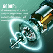 P02 Vehicles / Household High Power Large Suction Portable Wireless Handheld Vacuum Cleaner(Star Black)