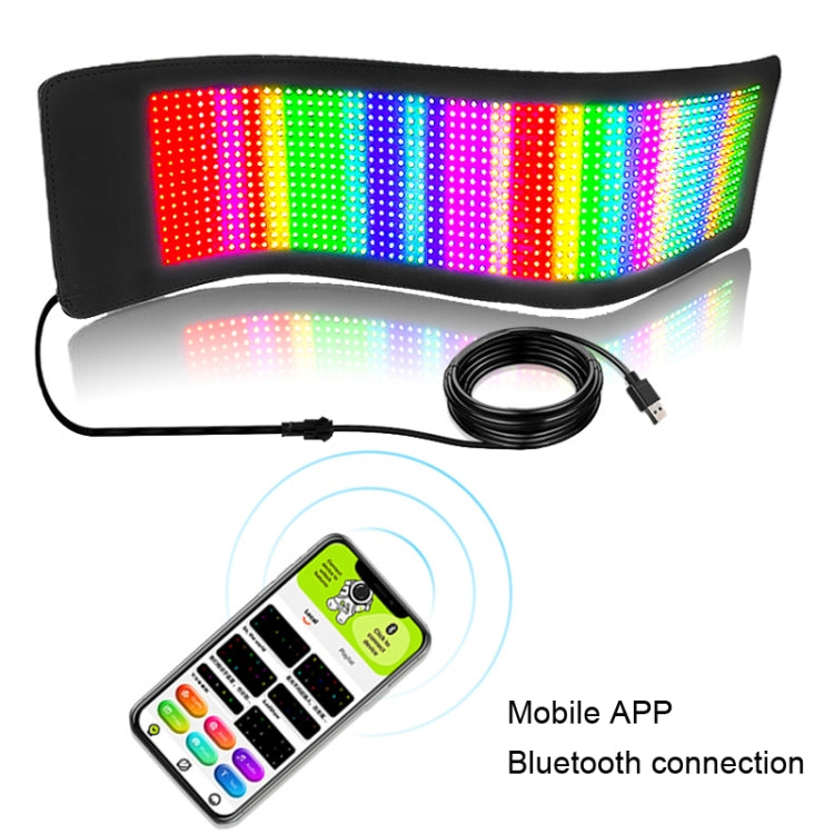 S3296RGB 672x218mm Car LED Flexible Display Cell Phone APP Control Bluetooth Connection - Car Monitor by PMC TechLife | Online Shopping South Africa | PMC TechLife | Buy Now Pay Later Mobicred