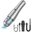 P06 12V High Power Portable Wireless Vehicles / Household Vacuum Cleaner(Silver White) - Vacuum Cleaner by PMC TechLife | Online Shopping South Africa | PMC TechLife | Buy Now Pay Later Mobicred