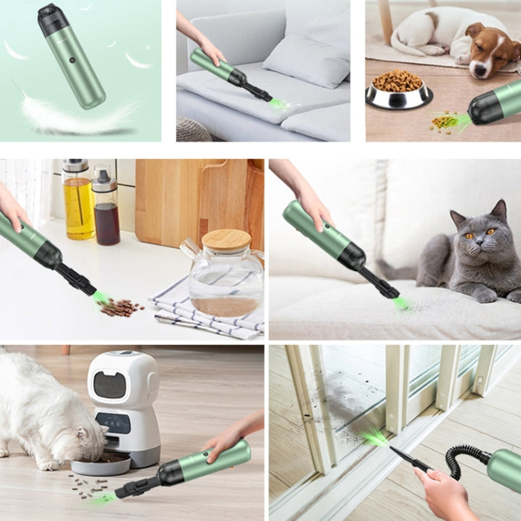 Pinjia P07 Wireless Mini Fashion Vehicle Vacuum Cleaner(Gradient Gray)