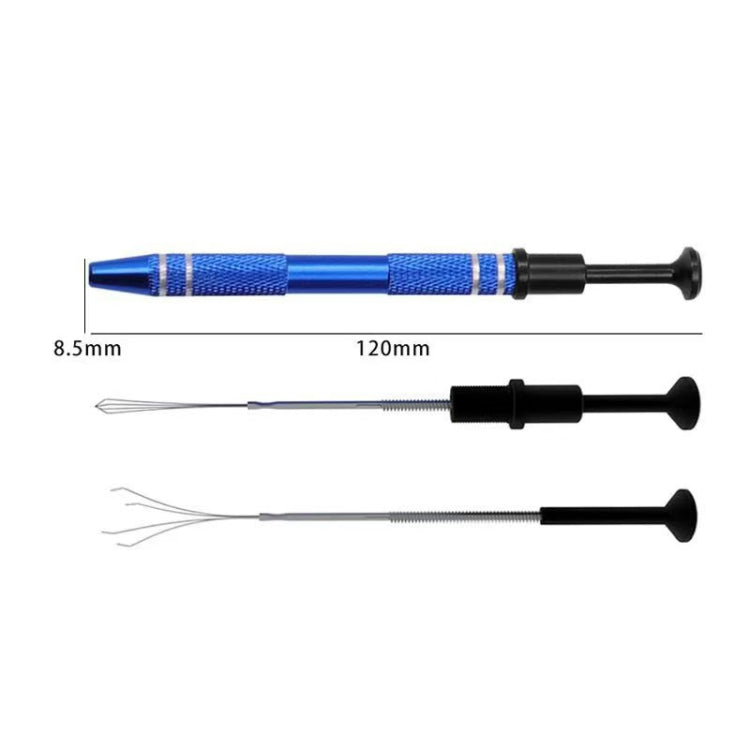 2pcs IC Chip Picker Electronic Component Parts Picker Capacitor IC Grabber Clips(Black) - Auxiliary Clamp Clip by PMC TechLife | Online Shopping South Africa | PMC TechLife | Buy Now Pay Later Mobicred