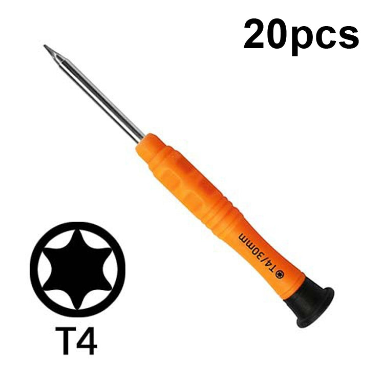 20pcs Mini Screwdriver Anti-Slip Mobile Phone Disassembly Maintenance Tools, Series: T4 - Screwdriver by PMC TechLife | Online Shopping South Africa | PMC TechLife