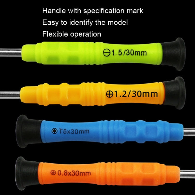 20pcs Mini Screwdriver Anti-Slip Mobile Phone Disassembly Maintenance Tools, Series: T4 - Screwdriver by PMC TechLife | Online Shopping South Africa | PMC TechLife