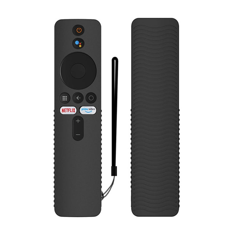 For Xiaomi 4K TV Stick Y48 Remote Control Anti-Drop Silicone Protective Cover(Black) - Remote Control Covers by PMC TechLife | Online Shopping South Africa | PMC TechLife