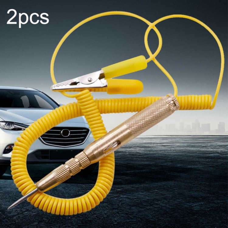 2pcs 6-24V Car Circuit Test Pen LED Multi-function Test Through Line Detection Test Light Test Pen, Style: Spring Model - Electronic Test by PMC TechLife | Online Shopping South Africa | PMC TechLife | Buy Now Pay Later Mobicred