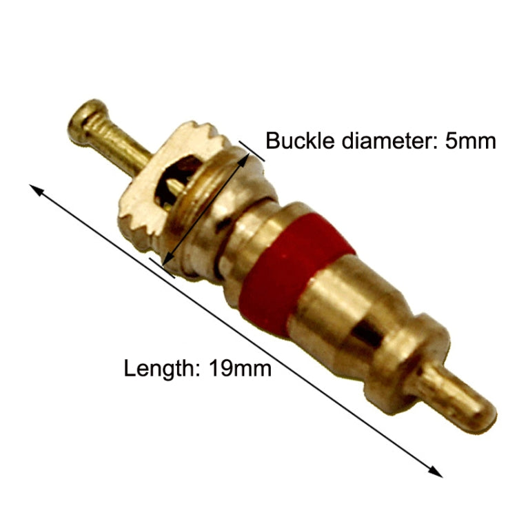 10pcs /Set Valve Core Gas Needle Car Tires Universal Vacuum Tire Exhaust Valve(Pure Copper) - Tire Repair & Installation Tools by PMC TechLife | Online Shopping South Africa | PMC TechLife | Buy Now Pay Later Mobicred