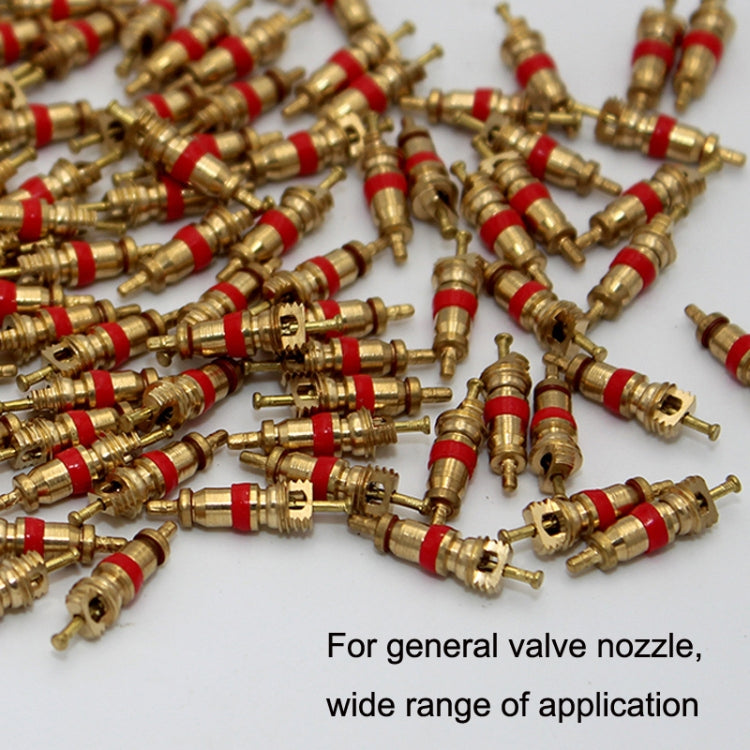 10pcs /Set Valve Core Gas Needle Car Tires Universal Vacuum Tire Exhaust Valve(Pure Copper) - Tire Repair & Installation Tools by PMC TechLife | Online Shopping South Africa | PMC TechLife | Buy Now Pay Later Mobicred
