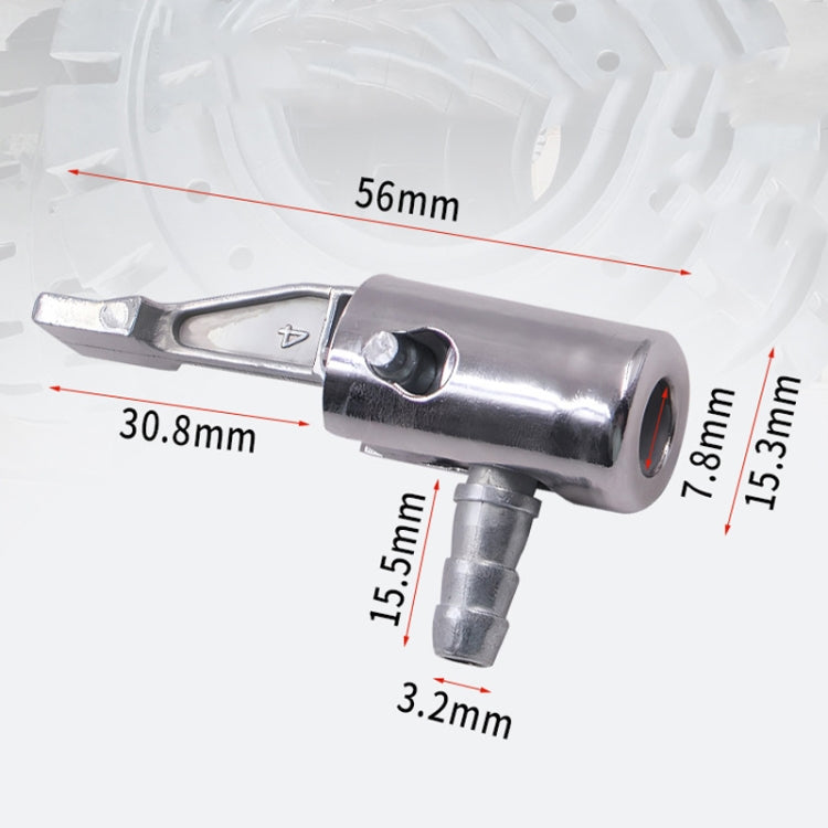2pcs Vehicle Inflatable Pump Tube Joint Tire Mouth Gas Mouth Tube Fast Connector Inflatable Pump To Rotate - Inflatable Pump by PMC TechLife | Online Shopping South Africa | PMC TechLife