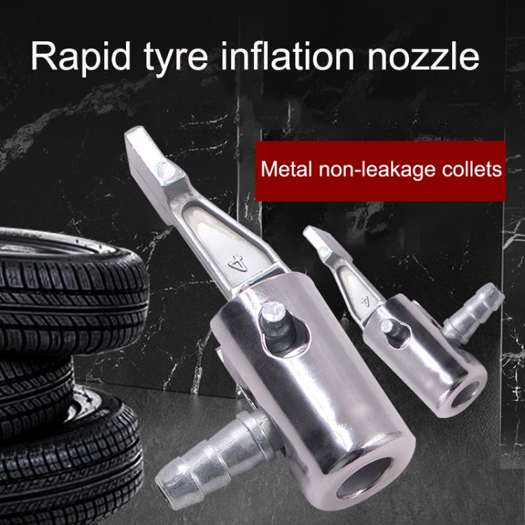 2pcs Vehicle Inflatable Pump Tube Joint Tire Mouth Gas Mouth Tube Fast Connector Inflatable Pump To Rotate - Inflatable Pump by PMC TechLife | Online Shopping South Africa | PMC TechLife