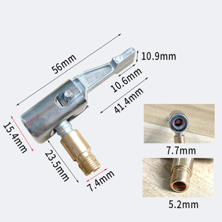 2pcs Vehicle Inflatable Pump Tube Joint Tire Mouth Gas Mouth Tube Fast Connector Inflatable PumpTo Rotate No Deflating - Inflatable Pump by PMC TechLife | Online Shopping South Africa | PMC TechLife