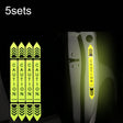 5sets Car Opening Door Anti-Collision Safety Warning Reflector(Fluorescent Green) - Warning Sticker by PMC TechLife | Online Shopping South Africa | PMC TechLife | Buy Now Pay Later Mobicred