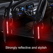 5sets Car Opening Door Anti-Collision Safety Warning Reflector(Fluorescent Green)