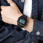 SKMEI 1875 Men Outdoor Electronic Watch Timing Multi-Functional Watch, Style: Silicone Band White Machine