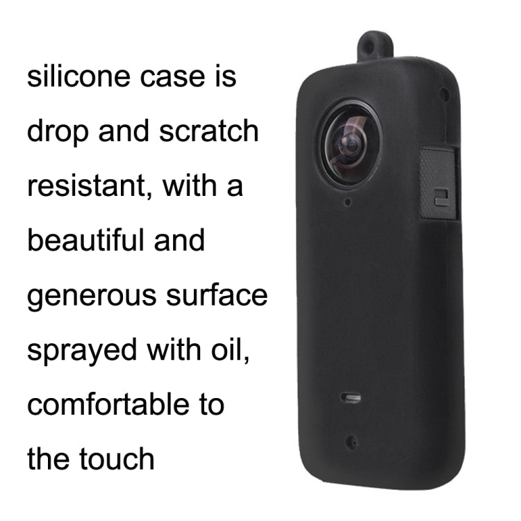 For Insta360 One X2 Sunnylife ST-Q9420 Silicone Protective Case Black Lens Screen Case - free shipping - PMC TechLife - Order now!