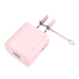 For Apple Series 18W&20W AC01 Charger Silicone Protective Cover(Pink) - Cable Organizer by PMC TechLife | Online Shopping South Africa | PMC TechLife | Buy Now Pay Later Mobicred