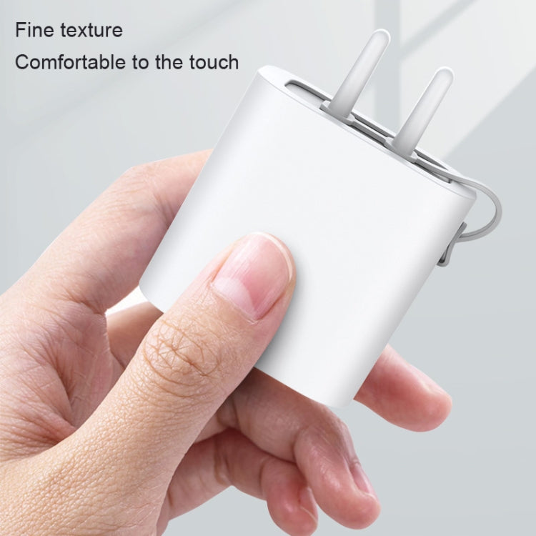 For Apple 5W AC01 Charger Silicone Protective Cover(White) - free shipping - PMC Jewellery - Order now!