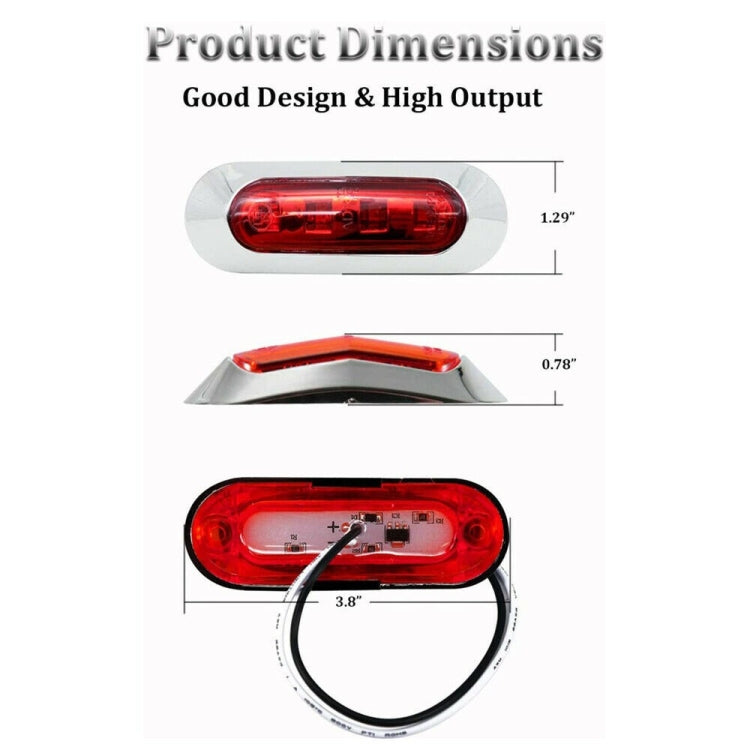 1pair MK-234 12V Yacht Ships 4LED Navigation Lights Red And Green Signal Light(Red+Green) - free shipping - PMC TechLife - Order now!
