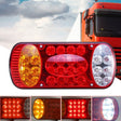 MK-231 12V Trailer Truck Car Straw Hat Lamp Beads Taillights(Red) - free shipping - PMC TechLife - Order now!