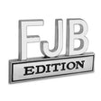 5pcs Car Body Rear Modification Plate Label(Silver Black) - Decorative Sticker by PMC Jewellery | Online Shopping South Africa | PMC Jewellery | Buy Now Pay Later Mobicred