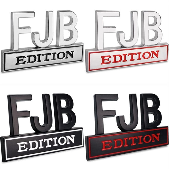 5pcs Car Body Rear Modification Plate Label(Silver Black)